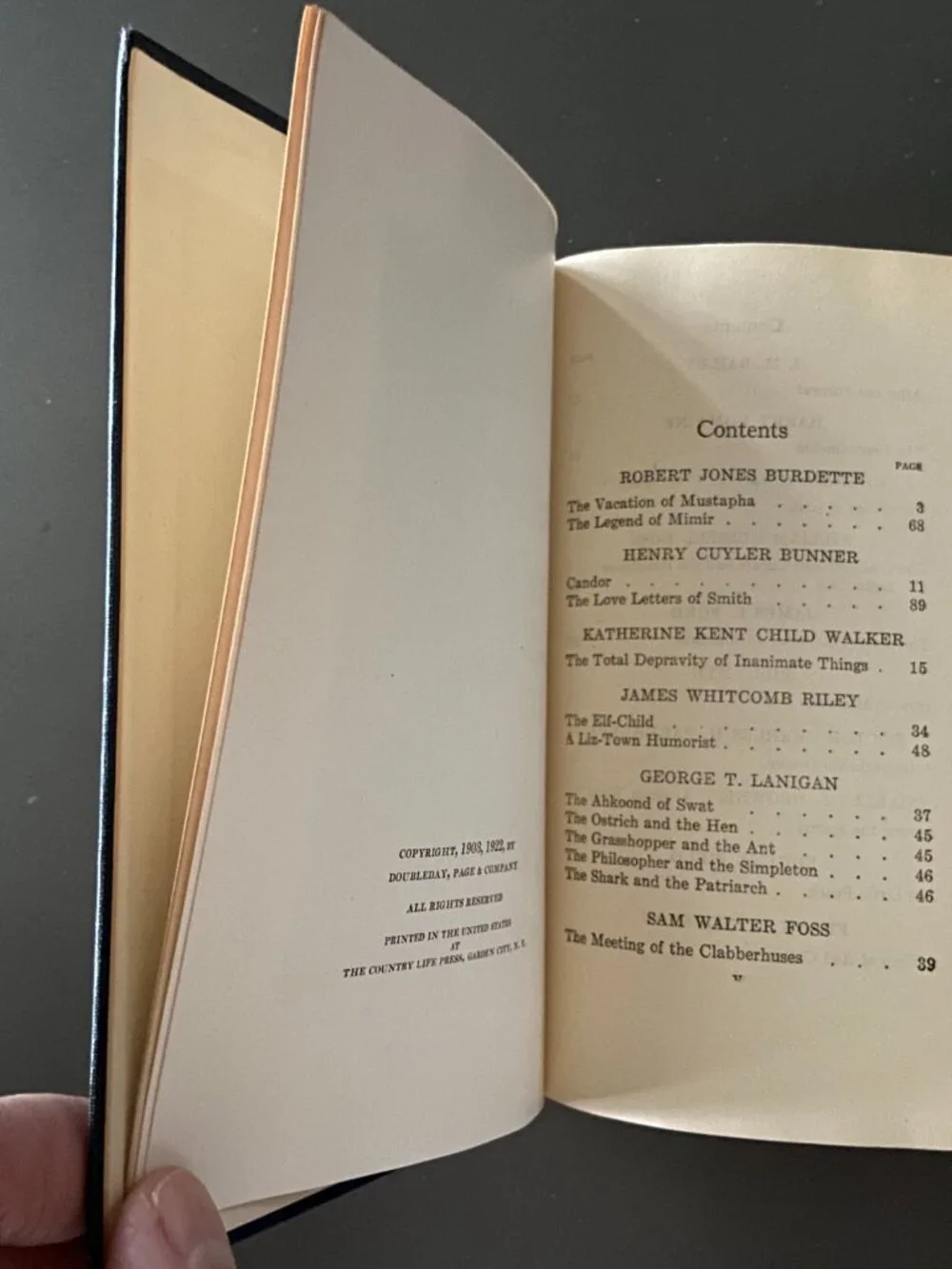 1926 American Wit Humor Anthology, Pocket University Book, Vintage Literature
